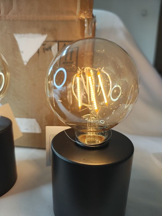 Zestaw 2 sztuki nowych lamp LED w stylu retro