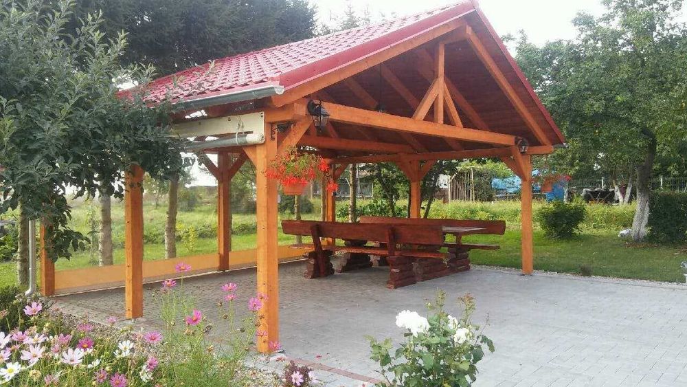 Wiata garażowa 600x500