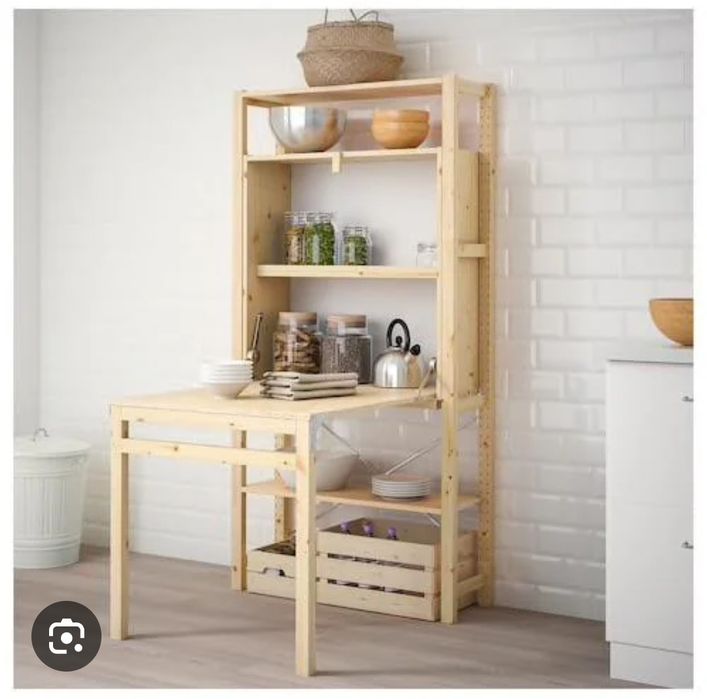 Módulo mesa secretaria suspensa IVAR IKEA