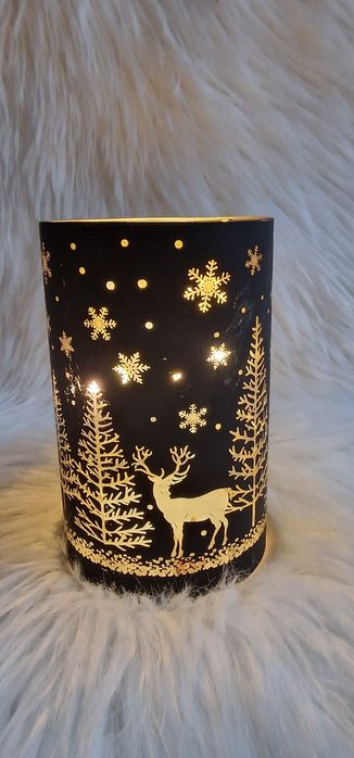 lampion świąteczny Led CHRISTMAS TREE DEER 14 cm
Lampion szklany na ba