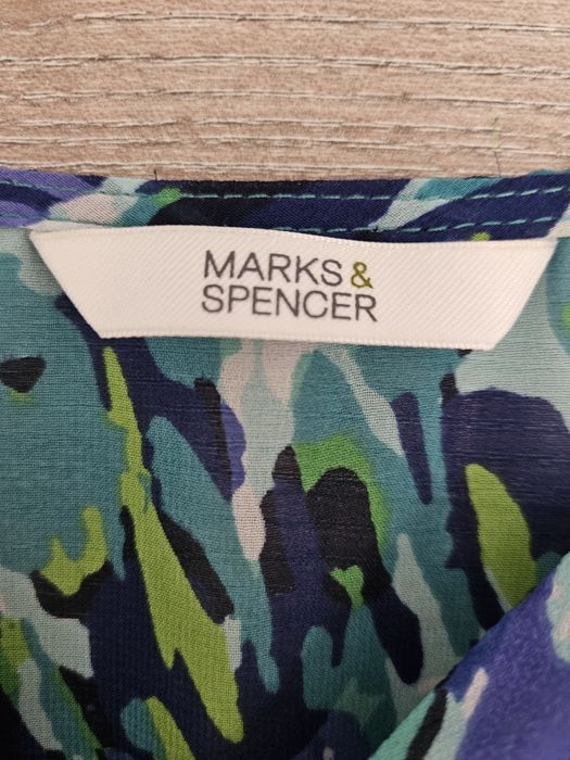 Kolorowa transparentna tunika