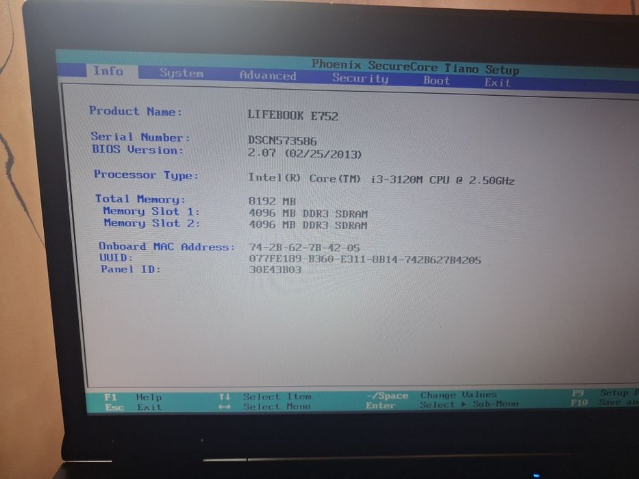 Samsung fujitsu siemens e752