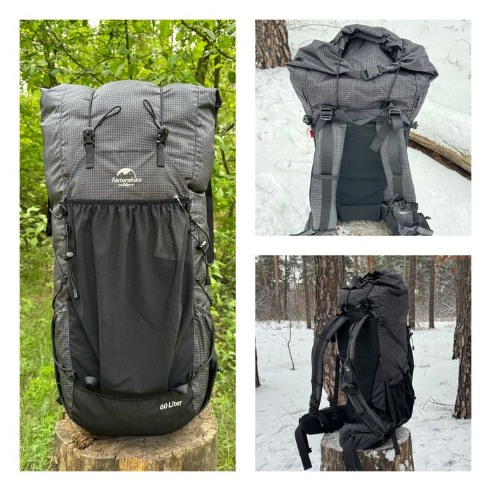 Рюкзак туристичний Naturehike Rock 40 60л, Helium 30л