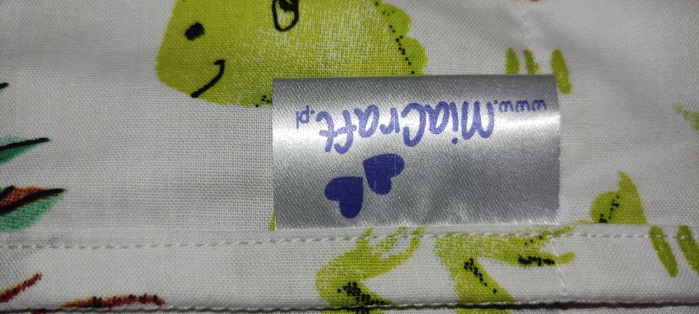 Kołderka obciążeniowa - sensoryczna DINOZAURY, TIPI 2100 g. 125x80 cm