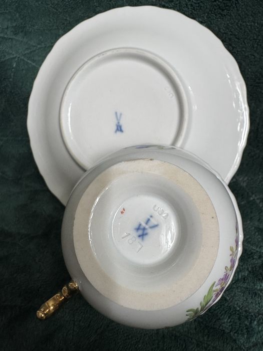 Meissen  - kwiatowe duo