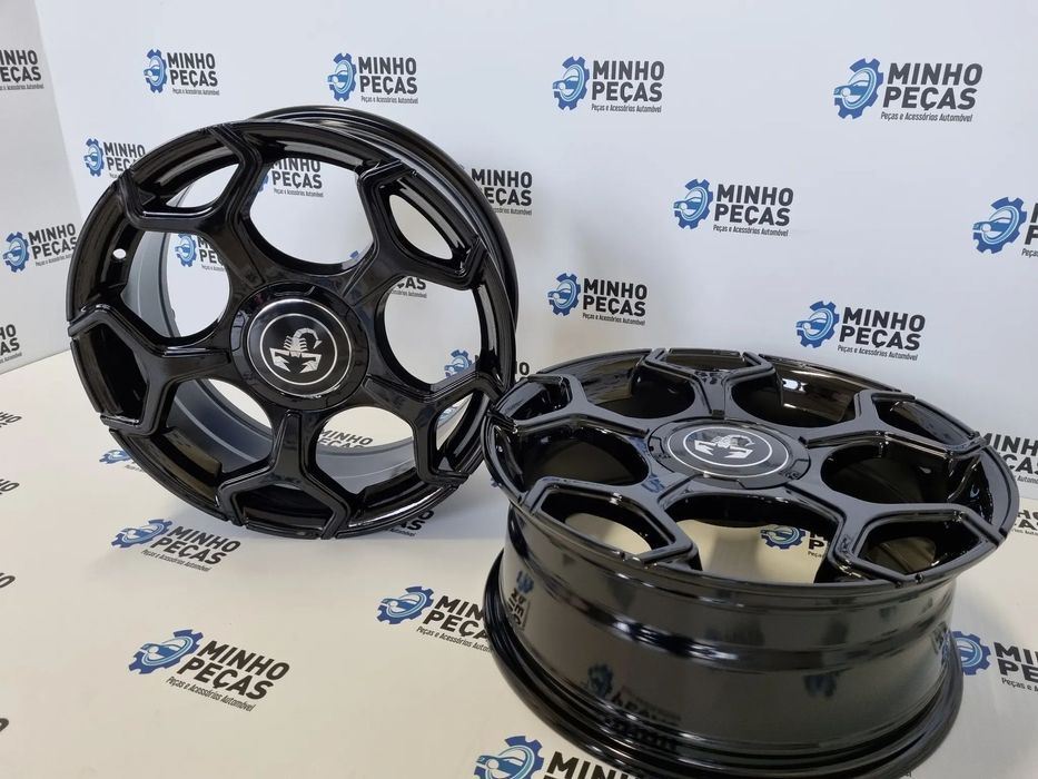 Jantes Fiat Punto Abarth em 17 Preto Brilho (4x98)