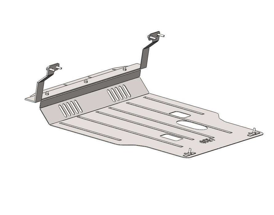 Стальний захист картера. Холоднокатана сталь.Защита картера автомобиля