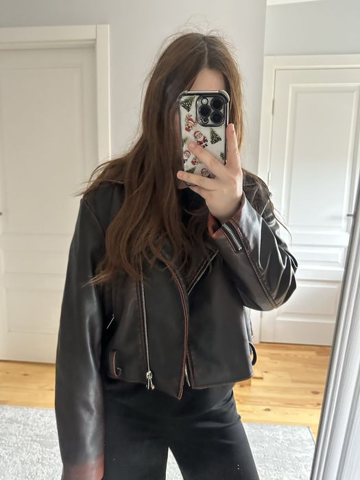 Стильна косуха/ шкіряна куртка