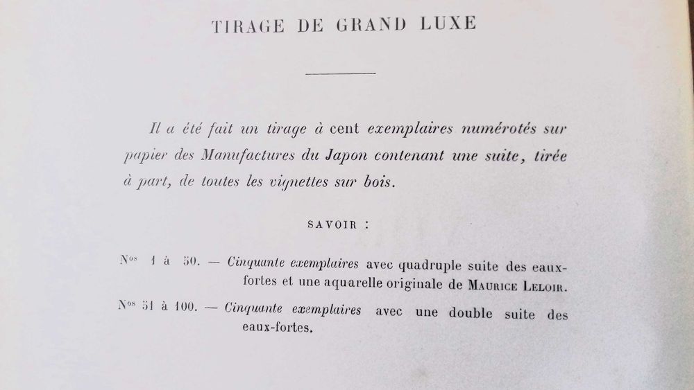 Paul et Virginie de St-Pierre/Leloir - 1887. 1a Edição de Luxo