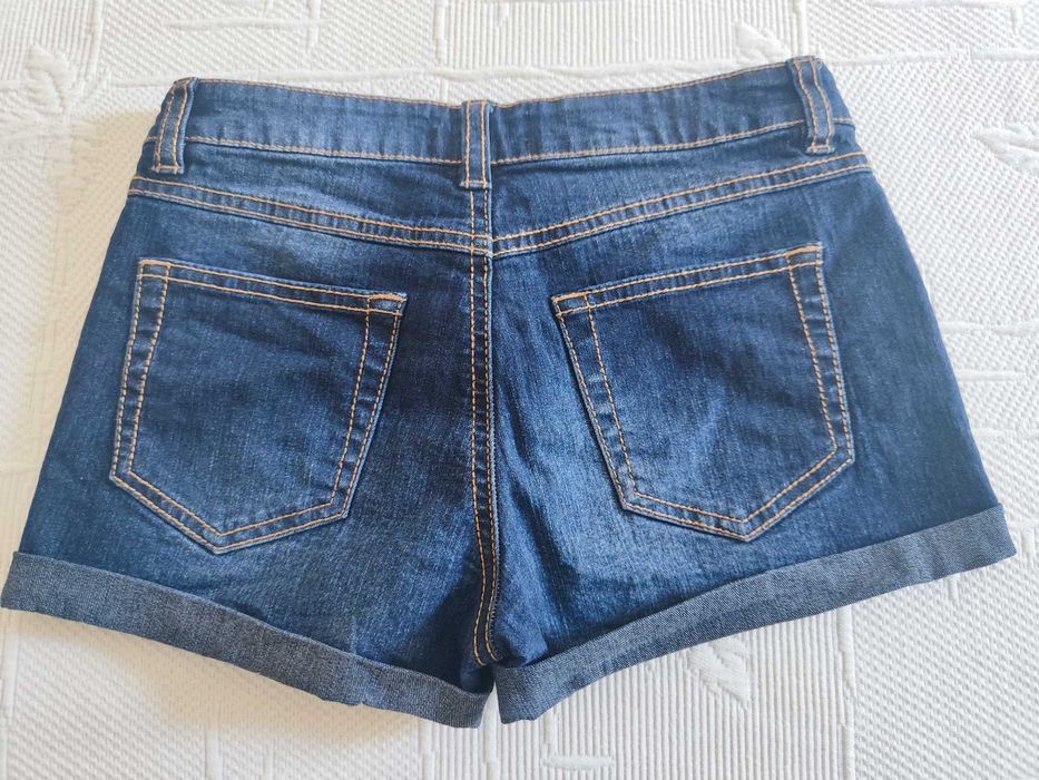 Calções ganga menina BENETTON - 8/10 anos