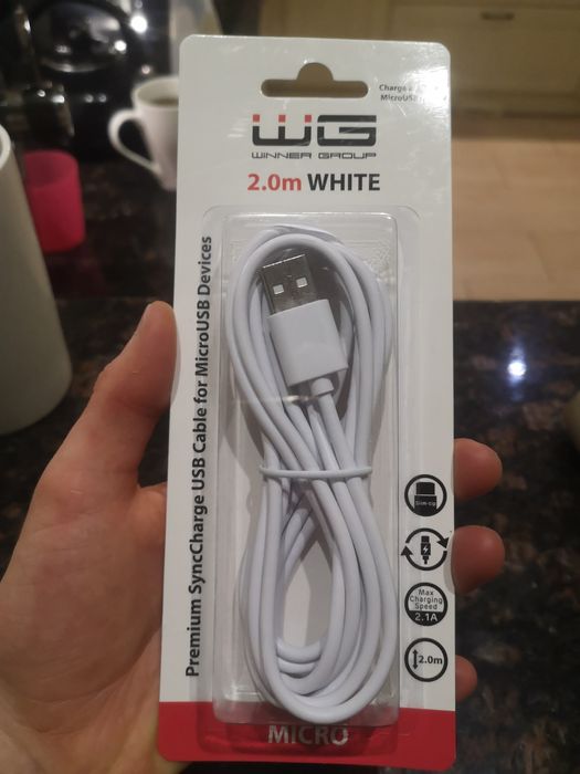 Kabel micro USB 2m szybkie ładowanie