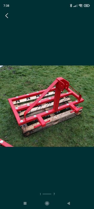 Areator grabie do ciągnika minitraktora