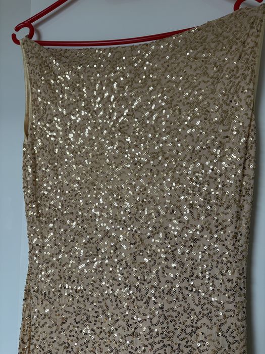 Sukienka cekinowa dluga r.M/L