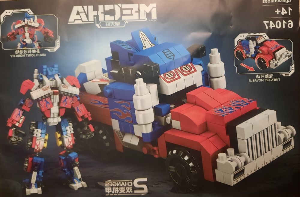 Nowe klocki dla miłośników bohaterów Transformers