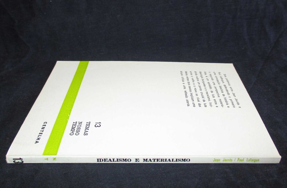 Livro Idealismo e Materialismo na concepção da história Jean Jaurés