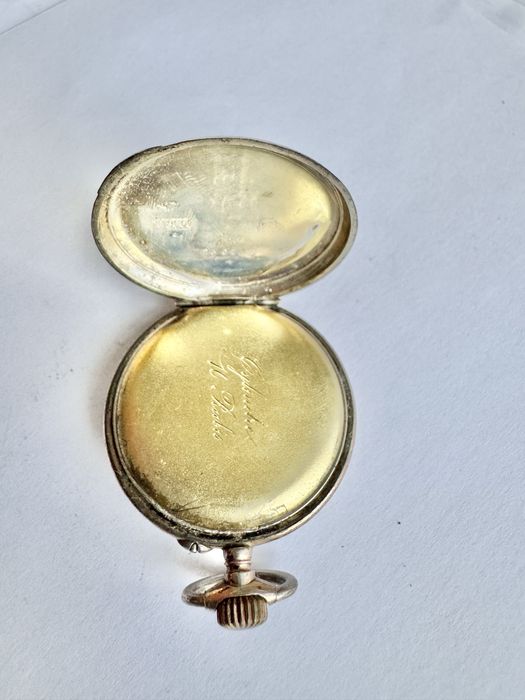 Карманные часы серебро