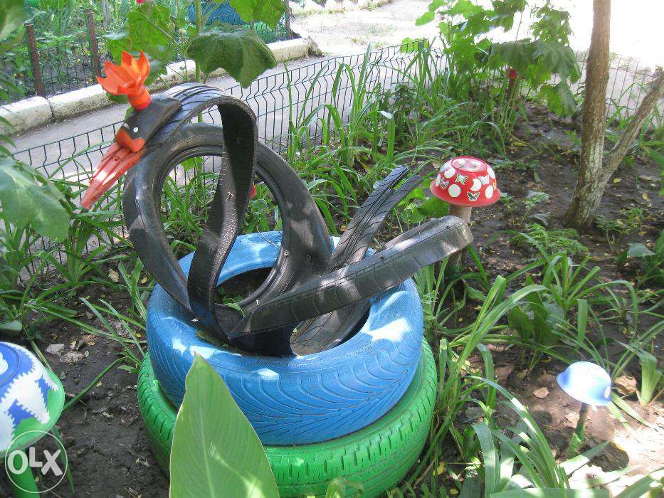 поделки из покрышек