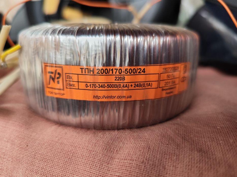 Трансформатор тока, тороидальный  трансформатор 200 Ватт