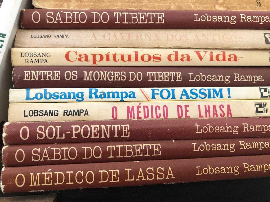 Lobsang Rampa, livros do autor.preço por livro, portes grátis.
