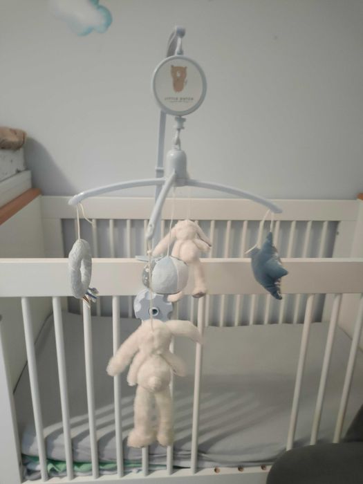 Karuzela little dutch dla chłopca niebieska