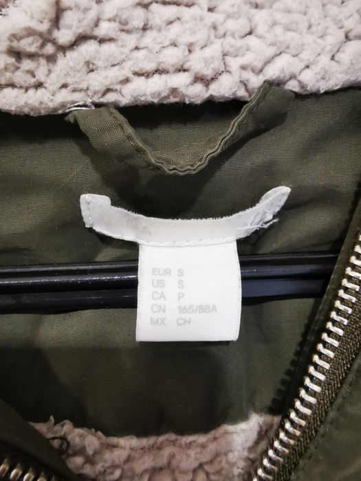 Kurtka ciążowa khaki H&M rozmiar S