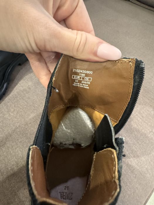 Продам ботинки кожа zara
