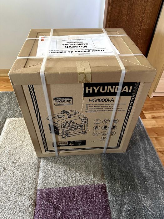 Agregat prądotwórczy Hyundai HG1800i-A 1800W – NOWY, nigdy nie uruchamiany, komplet