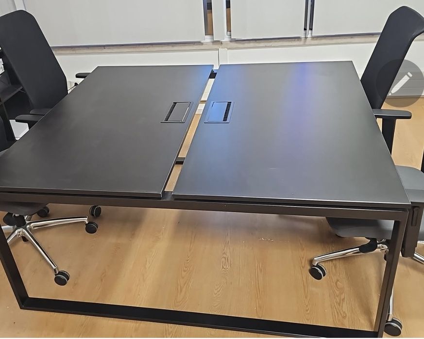 Secretária dupla de escritório