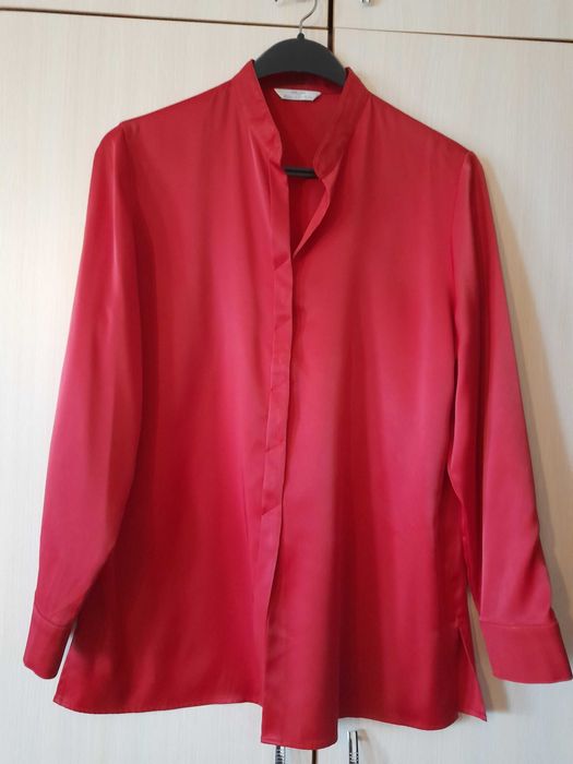 Юбка и рубашка плотный шелк L, платье (пиджак) разм.42-44EU, юбка миди