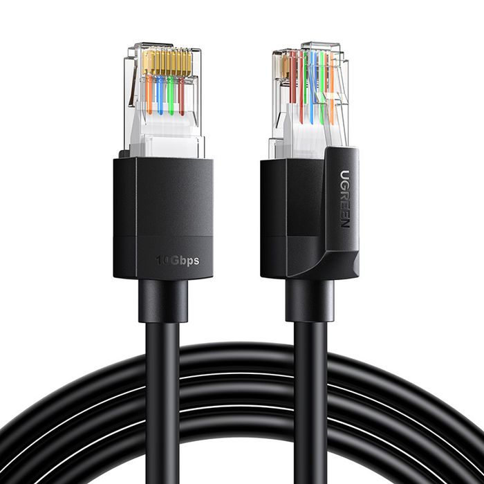 Kabel Ethernet Ugreen NW315, Cat 6A UTP, 2m (czarny)