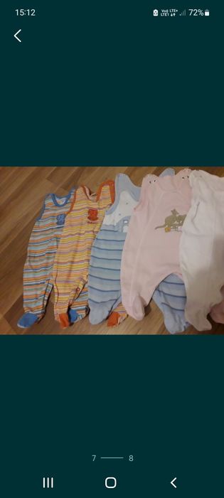 Modna dziewczynka Paka 25szt r.62 śliczne ubranka dla niemowlaka