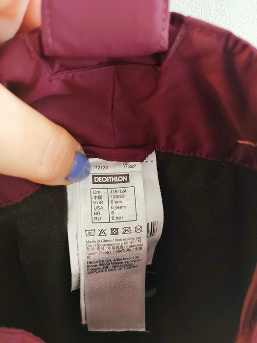 Spodnie narciarskie dla dziewczynki