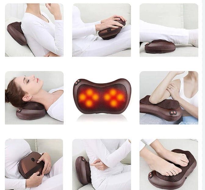 MARK1 Poduszka masująca masażer Shiatsu M02 (brązowa)