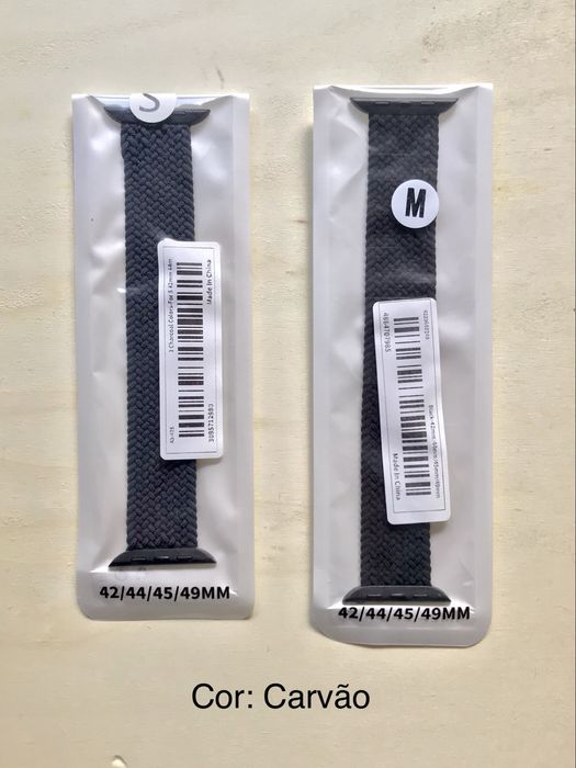 Braceletes Solo Entrançadas Apple Watch 42/44/45/49mm