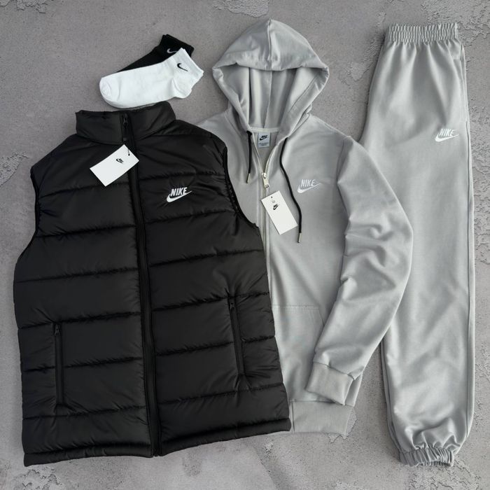 Чоловічий спортивний костюм найк набір Nike [3в1] [S-2XL] + шкарпетки!