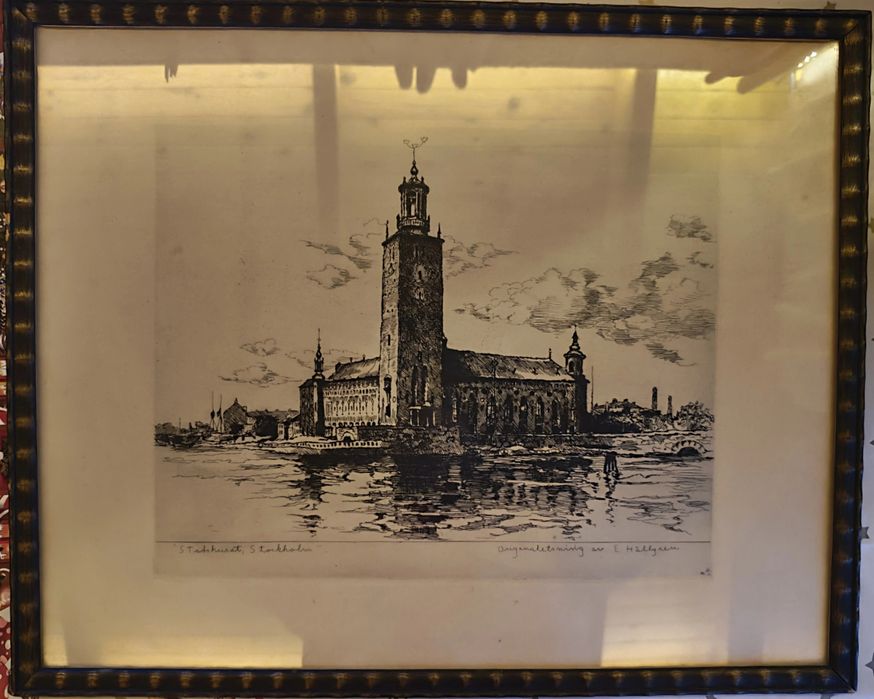 Kolekcja 6 oryginalnych grafik – Sztokholm i Skandynawia lata 30.–50.