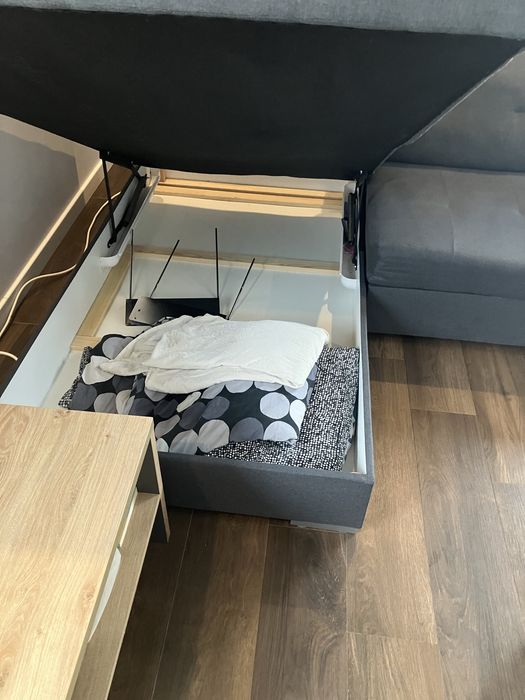 Kanapa narożnik z opcja spania