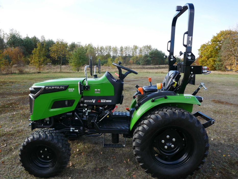 Traktorek CAPTAIN 263 Mitsubishi 3 cylindry 4wd Traktor Homologacja PL