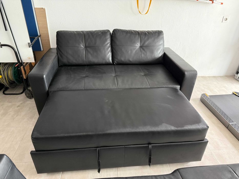 Sofá cama com chaise IKEA