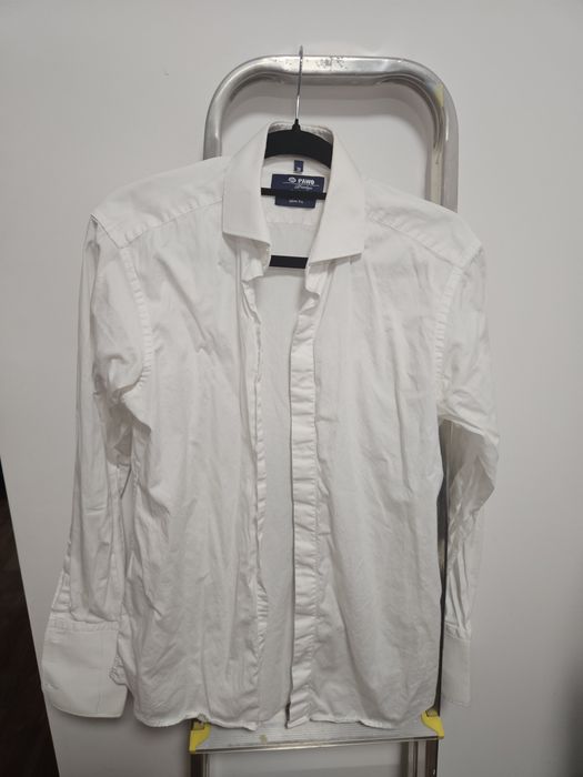 Biała koszula PAWO (slim fit) rozmiar 39