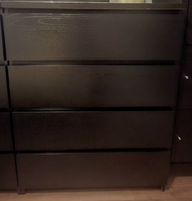 2 cómodas pretas IKEA-usado