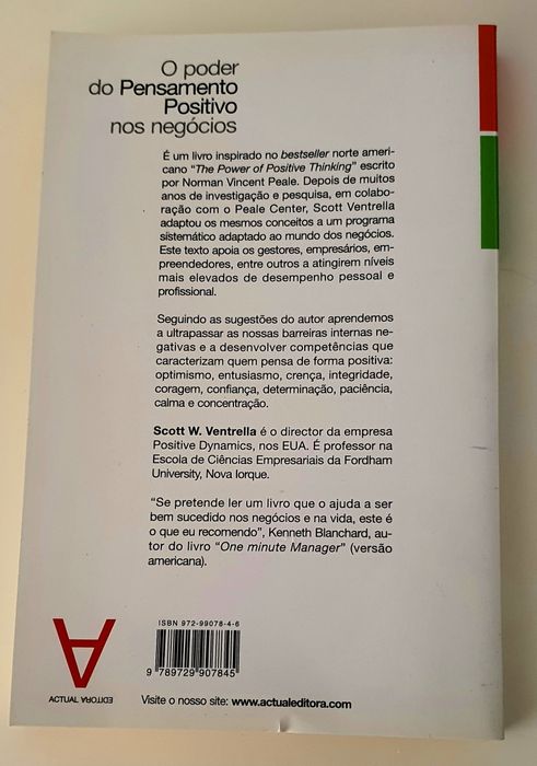 O Poder do Pensamento Positivo nos Negócios
de Scott W. Ventrella