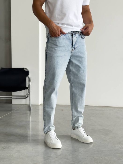 Джинси чоловічі банани mom мом штани Джинсы мужские slim fit jeans L