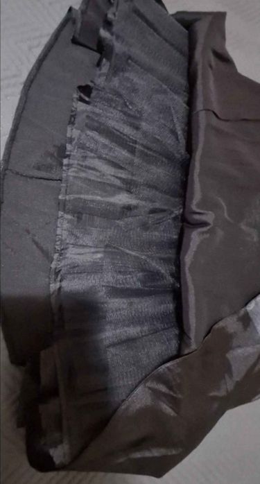 Vestido cerimónia em CETIM preto+ Luvas longas em CETIM preto