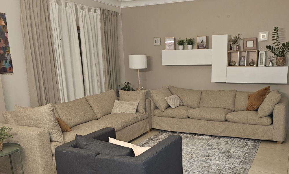 Conjunto de sofás 3 lugares