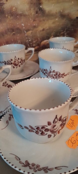 6 porcelanowych filiżanek 90ml