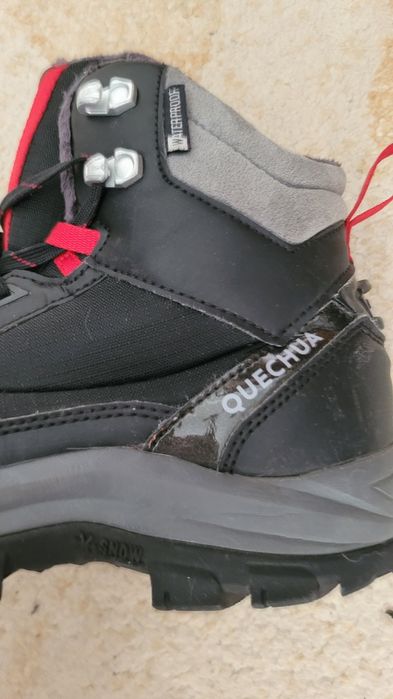 Buty zimowe Decathlon Quechua rozm. 40 wkładka 26,5 cm.