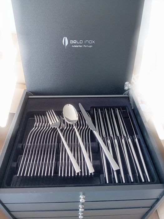 Faqueiro Belo Inox Touch Thin Blade 130 peças