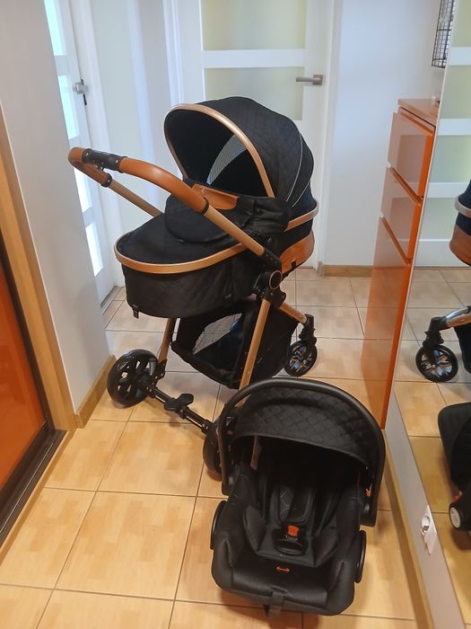 Wózek głęboki 3w1 Nowy