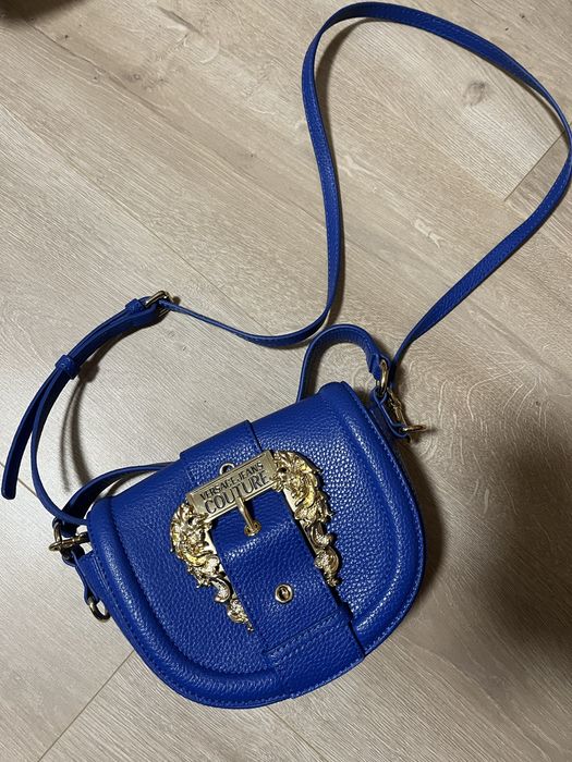 Сумка Versace Jeans Cuture синя оригінал